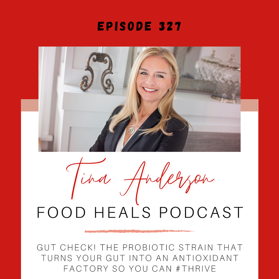 Tina Anderson, Founder of Just Thrive Health is back on The Food Heals Podcast with Allison Melody