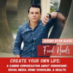 Is censorship the death of conversation? What happens when podcasters & creators can no longer speak freely? And who, in today's society, are the "arbiters of truth?" Today's guest, Jeremy Ryan Slate and Host Allison Melody deep dive into these topics and more in today's episode of Food Heals.