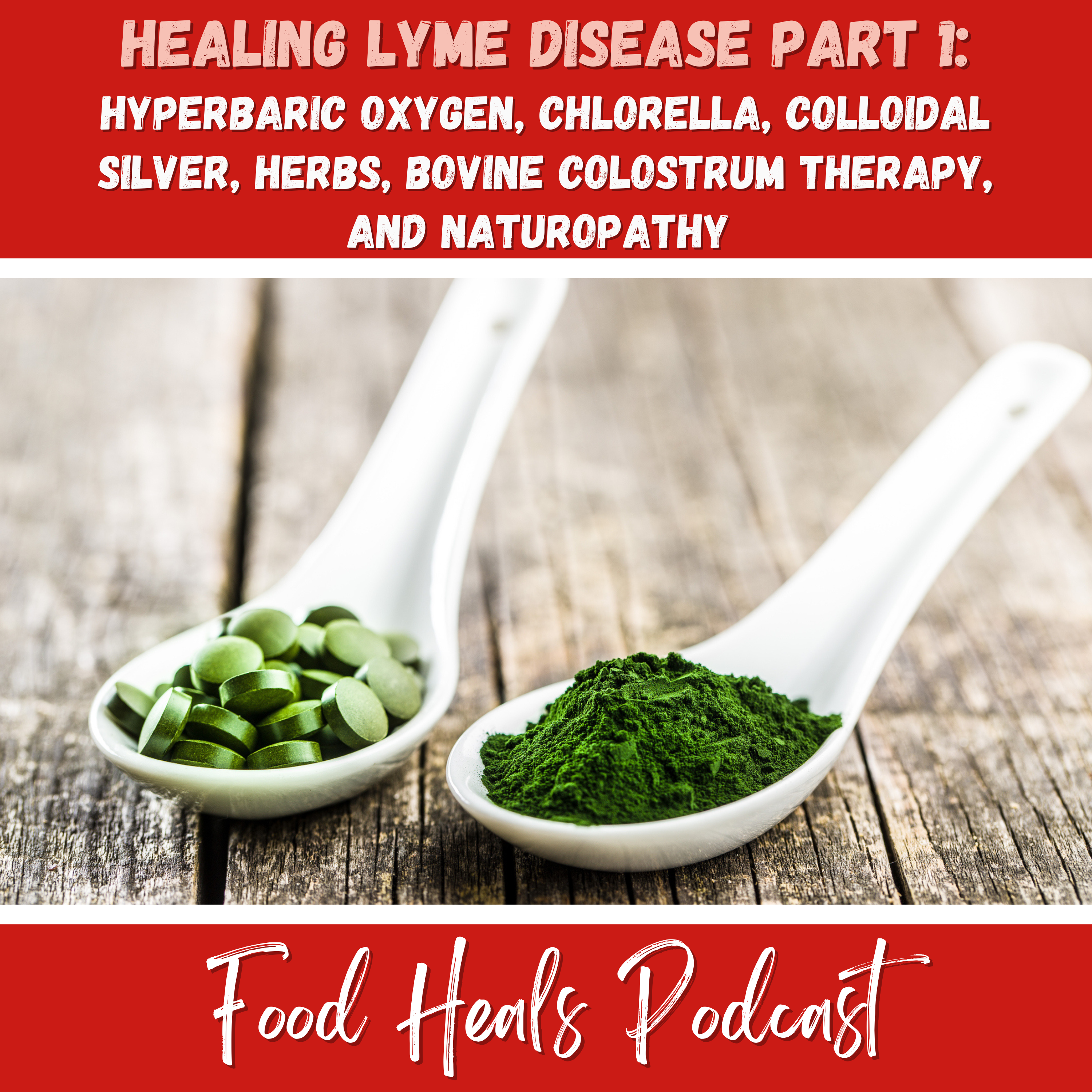 Healing Lyme: Hyperbaric Oxygen, Chlorella, Colloidal Silver, Herbs, Bovine Colostrum Therapy, and Naturopathy (Healing Lyme Disease Series Part 1 Food Heals Podcast)